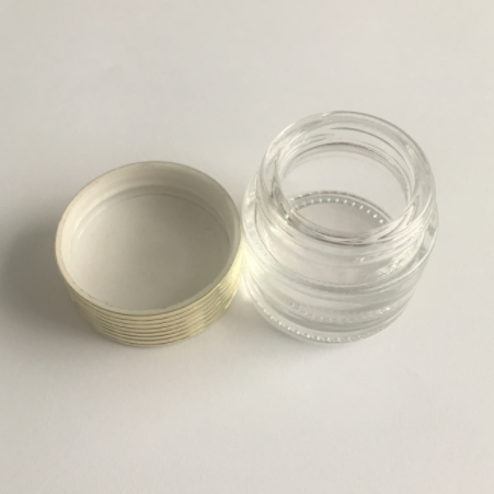 3oz frosted PETG jar for body butter